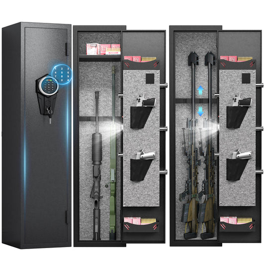 SY 2 Gun Safe, Quick Access Electronic Gun Cabinet for Pistols