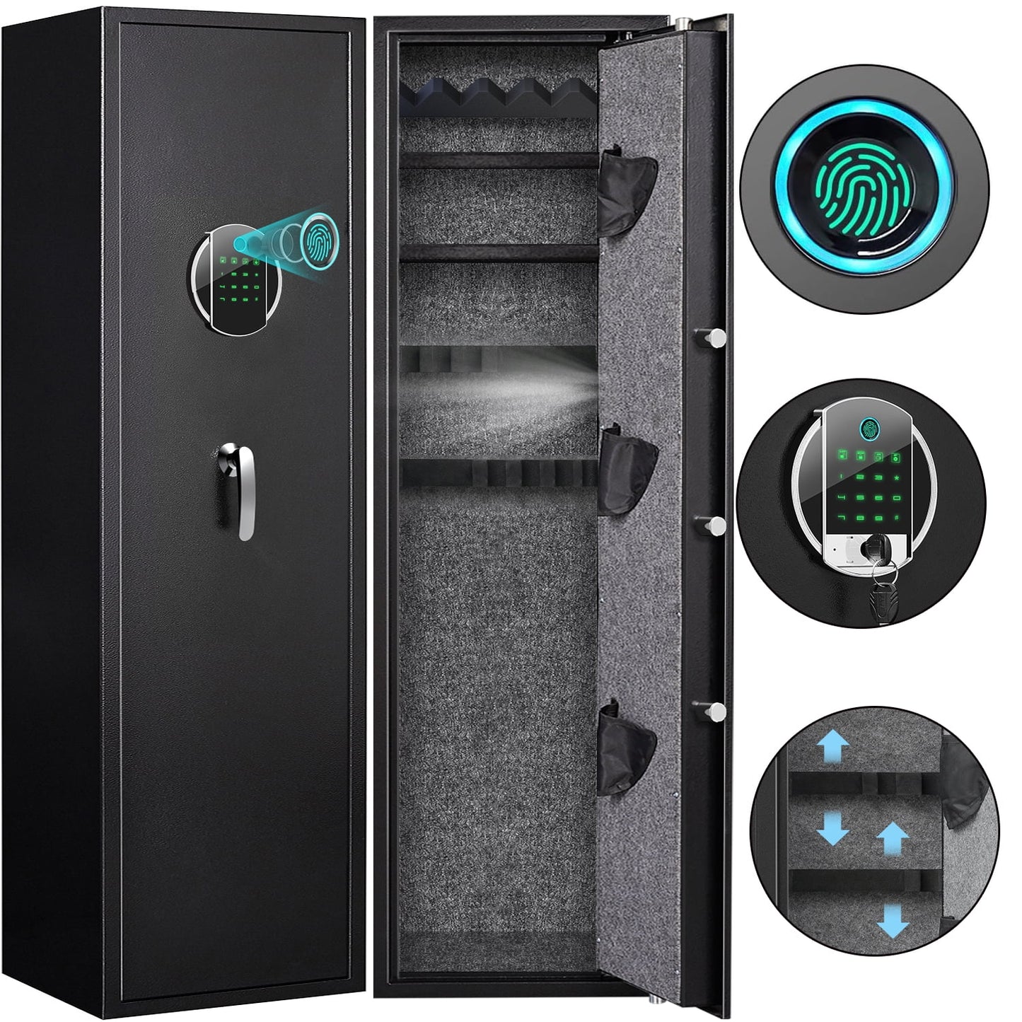 XY-G145W-WA Kavey 5 Gun Safe