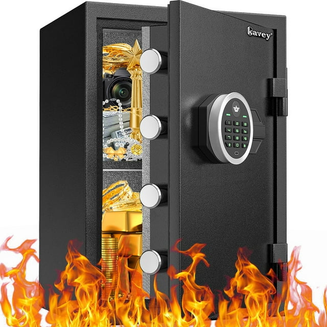 WC2.3 Cub Fireproof Safe, Large 30 Minutes Fireproof Safety Box for Home