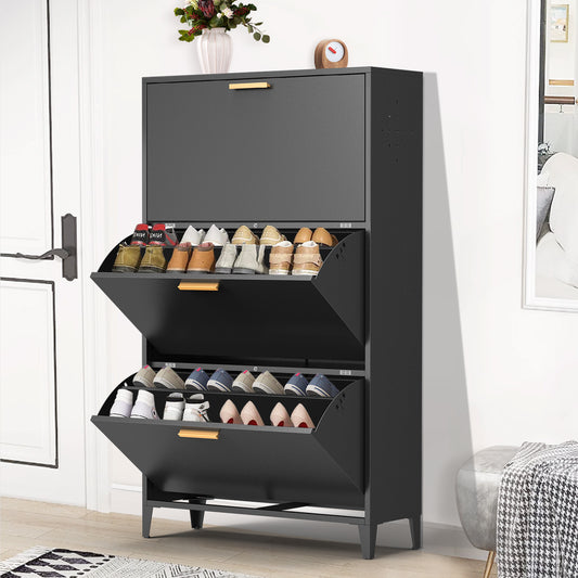 WY Shoe Cabinet 3 Black