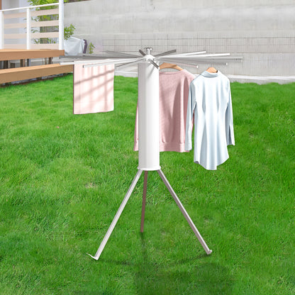 Space-Efficient & Rustproof Design Clothes Drying Rack,Aluminum Rod Summer Clothes Drying Rack,Small Fashionable Clothes Drying Rack