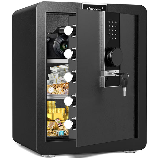 SY 2.6 Cub Safe Box, Money Safe with Hidden Compartment and LCD Touch Screen