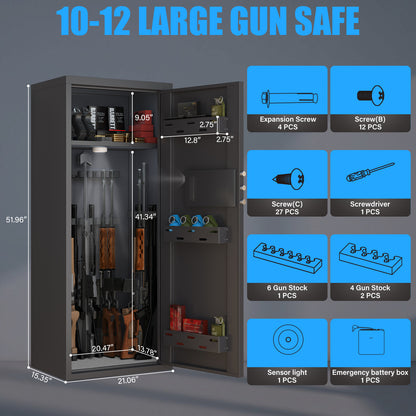 XB-AK-1 Large Unassembled Gun Rifle Safe