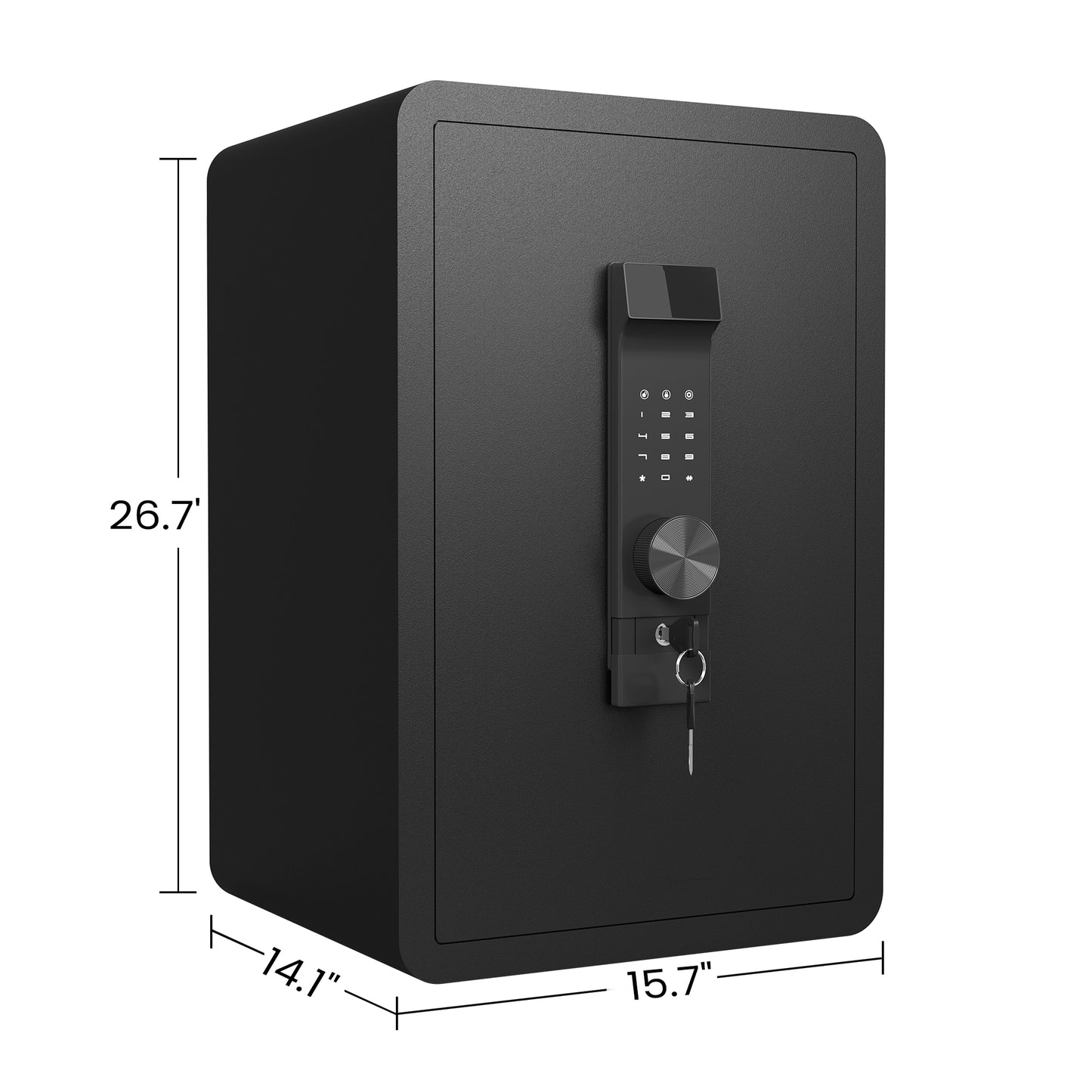KU-68,High Security Super Large-sized Safe Box, 3.5 Cub Feet Safe with Electronic Password Lock,Safe with Private Inner Cabinet for Home,Office and Hotel