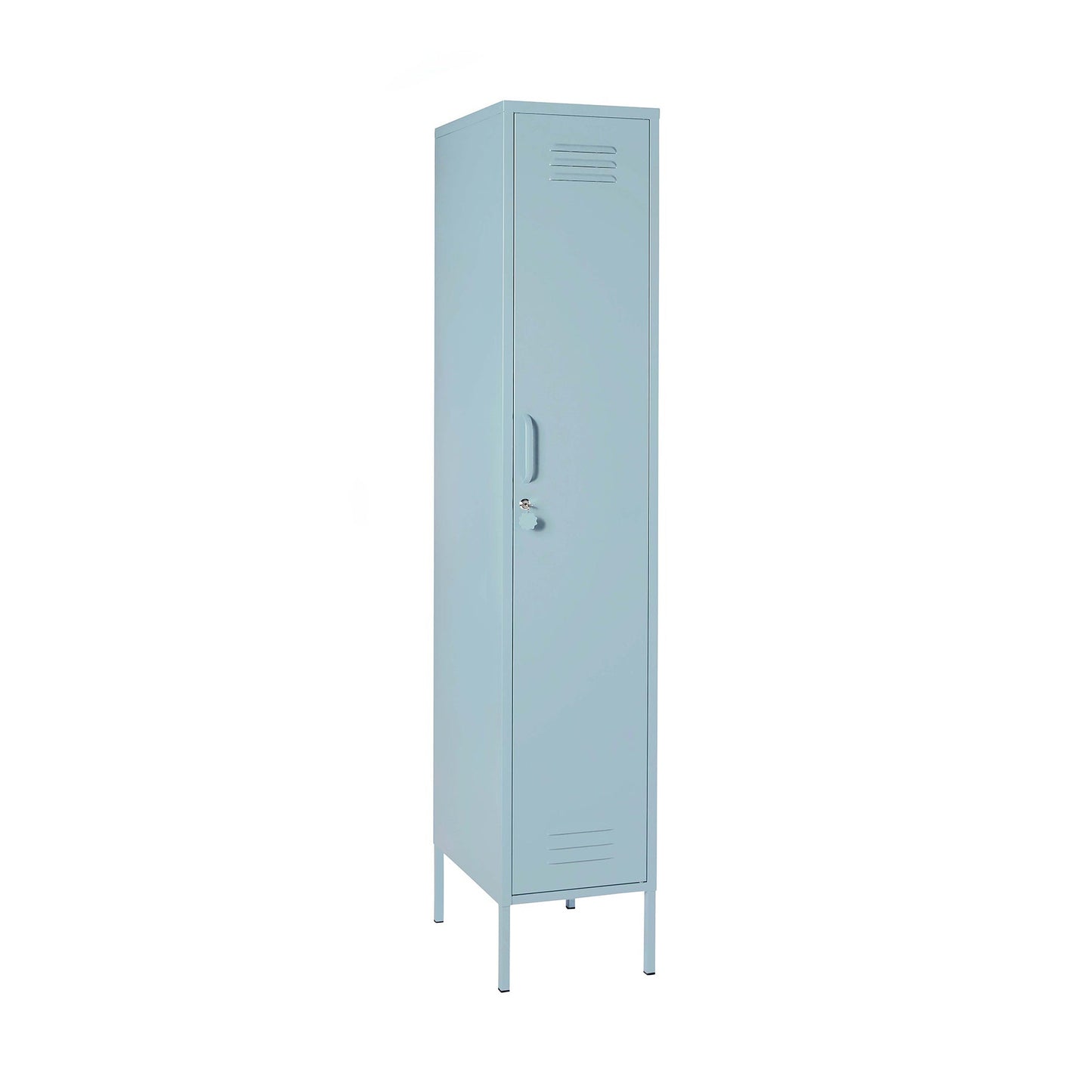 Novogratz Cache Single Metal Locker Storage, Mint Cabinet