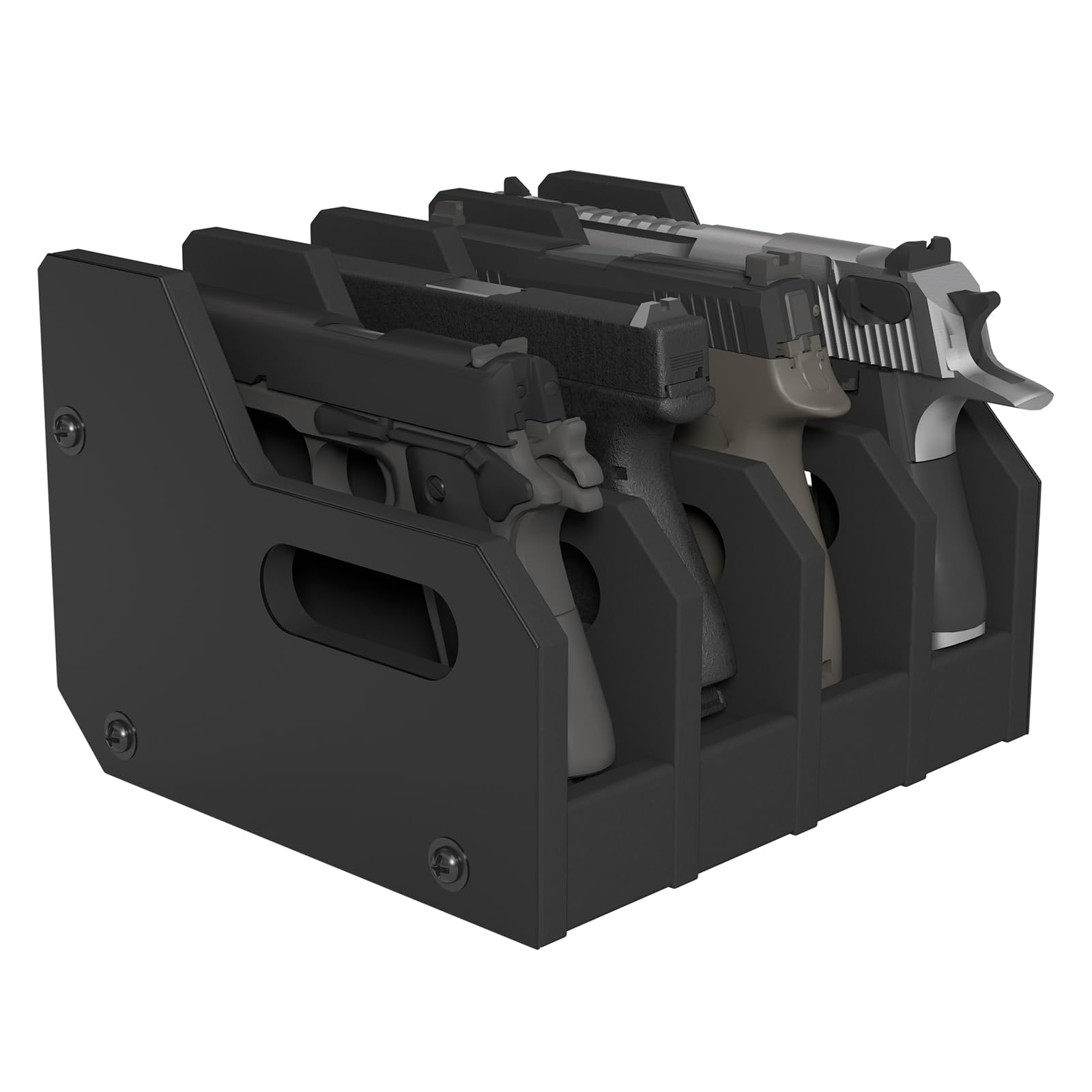 XB-Pistol Rack/4 with Gun Safe Accessories – KaveySafe